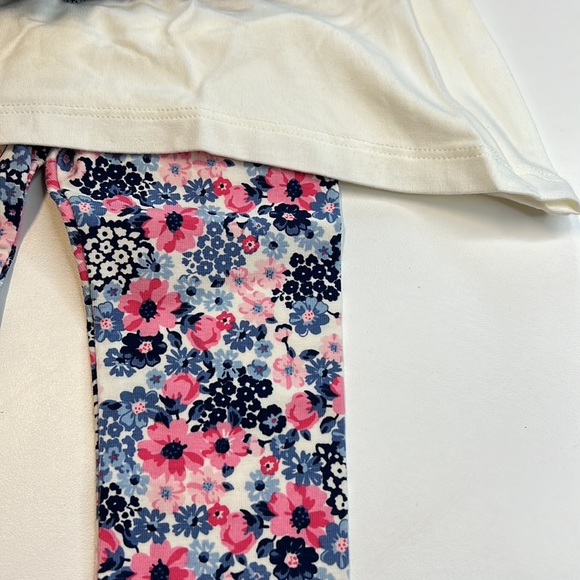 Starting Out 3PC Floral Set, White Shirt, Navy Blue Jacket, Pink & Blue Pants! - Picture 5 of 6